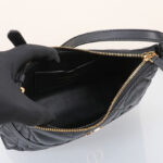 Christian Dior Miss Caro Mini Hobo Shoulder Bag Black